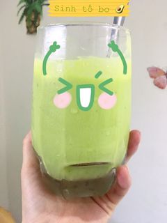 Hình của món Sinh tố bơ.