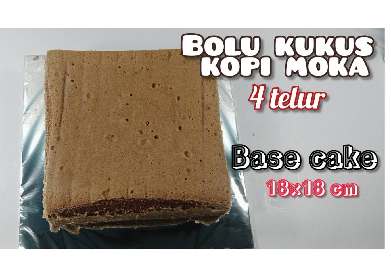 Cake kopi moka 4 telur