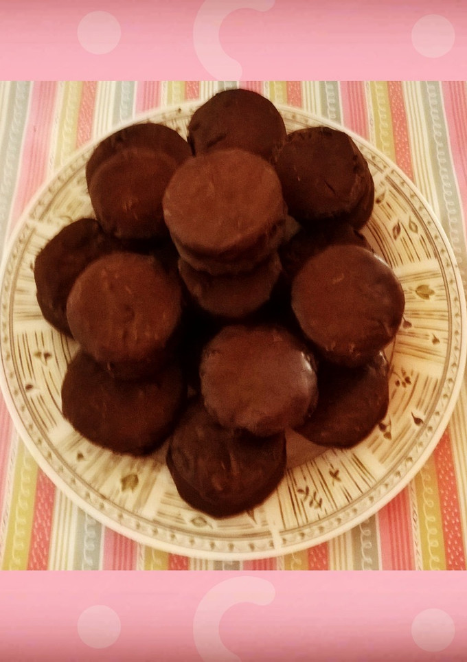Una foto de Alfajores de chocolate