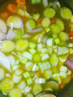 Una foto de Garbanzos con verduras