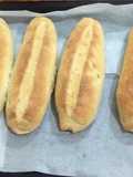 French Bread dengan oatmeal tanpa minyak/butter