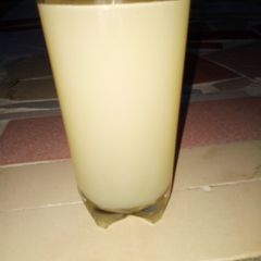 A picture of Pineapple and coconut juice.
