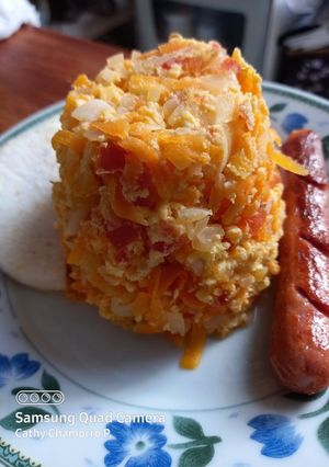 Una foto de Huevos pericos con zanahoria