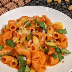 Red Sauce Macaroni Pasta A picture of Red Sauce Macaroni Pasta.