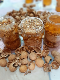 عکسی از دستور معجون عسل گردو ،بادام و کنجد(بمب انرژی)