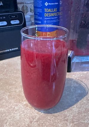 Una foto de Jugo de Betabel y Fresa