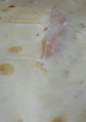 Foto de Pão quente com creme de cebola