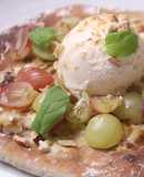 “Buckwheat flour fruit pizza”