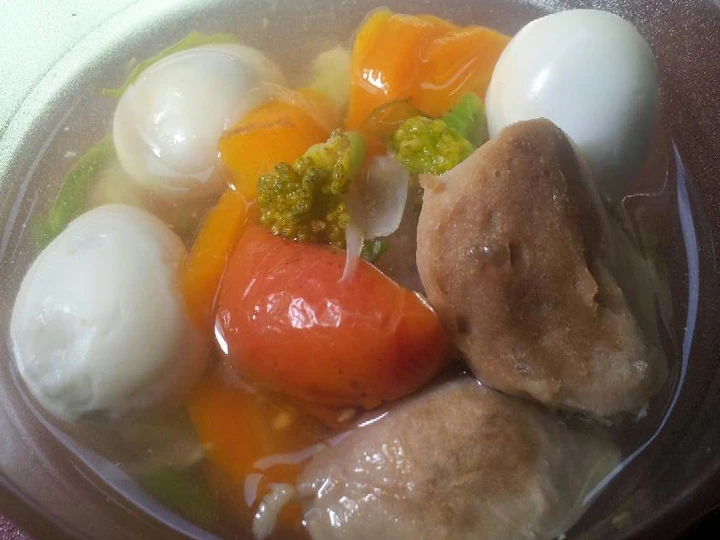 Cara Mudah Menyiapkan Resep Sop Pelangi utk bos kecil yang Enak Banget Anti Ribet, Bikin Ngiler