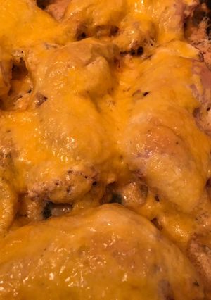 Mustáros fokhagymás csirkecombok recept fotója