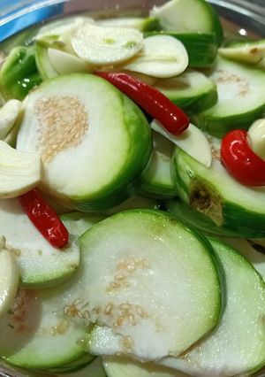 Hình của món Cà dừa muối tỏi, ớt.