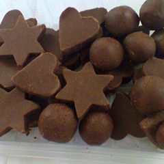 Homemade chocolate A picture of Homemade chocolate.