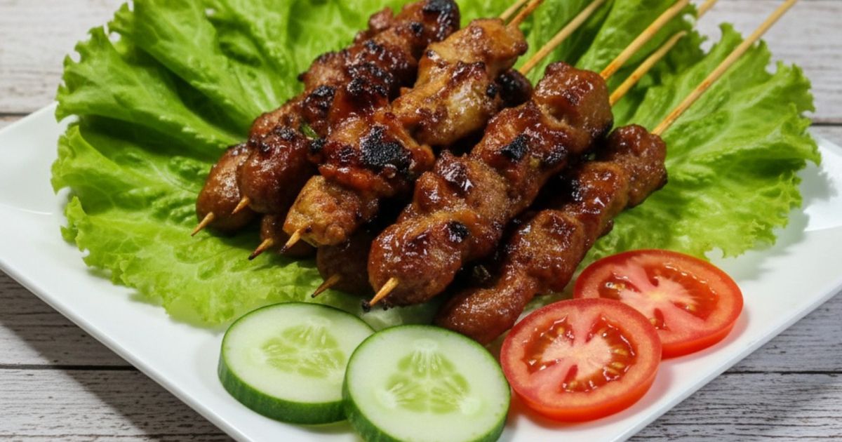 Sate Ayam bumbu Daun Jeruk
