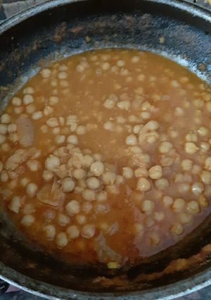 A picture of Chole ki sabji.