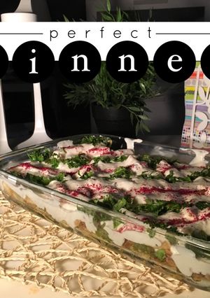 A picture of Chicken Shawarma Casserole.