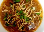 A picture of maggi corn soup
