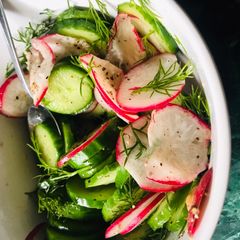 A picture of Radish and Cucumber Salad.