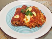 Una foto de pasta de color