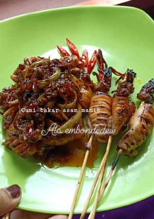 Foto resep Cumi bakar Teflon (pedas Manis)