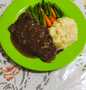 Cara Gampang Membikin Resep Sirloin Steak with Black Pepper Sauce (Teflon) yang Bisa Manjain Lidah Anti Ribet, Bikin Ngiler