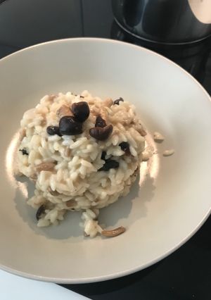 Foto di Risotto ai funghi chiodini e taleggio
