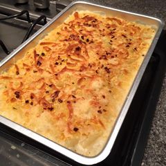 A picture of Baked Macaroni and Cheese.