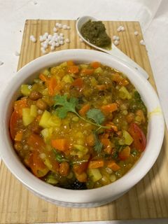 साबूदाना की पतली मसाला खिचड़ी (Sabudana ki masala khichdi recipe in hindi) रेसिपी मुख्य फोटो