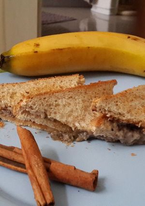 Foto resep Roti panggang selai pisang