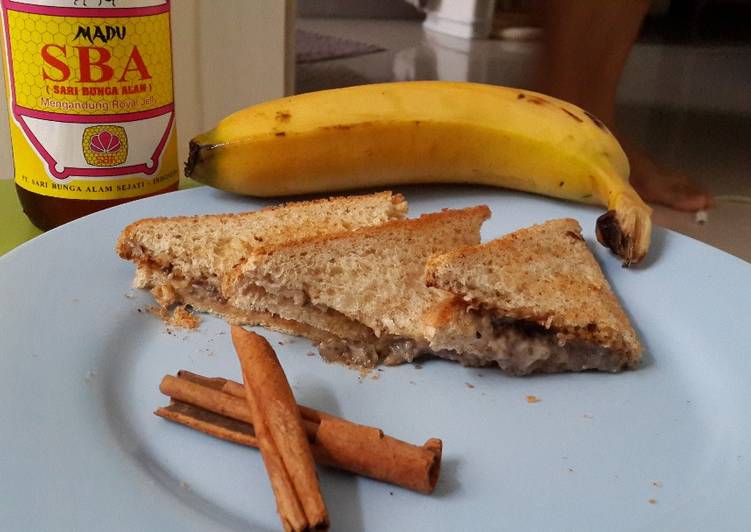 Langkah Mudah untuk Membuat Roti panggang selai pisang Anti Gagal