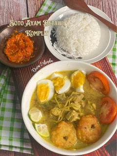 Foto resep Soto Ayam Betawi Komplit