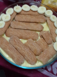 Una foto de Postre frío de bananas ★ súper fácil