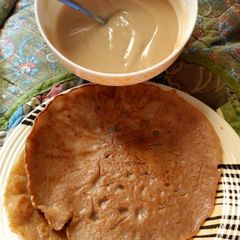 Pap And Weat pan-cake A picture of Pap And Weat pan-cake.