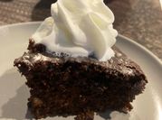A picture of courgettes cocoa cake