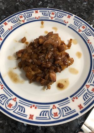 Una foto de Solomillo a la manzana
