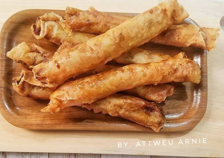 Pisang caramel madu / pisang aroma krispy bahan simple