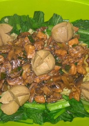 Foto resep Mie Ayam Jamur ala Vaandlicious