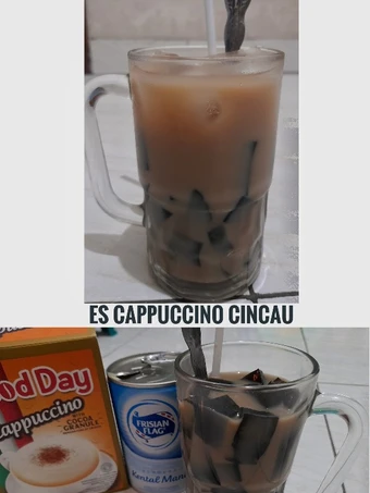 Cara Gampang Membikin Resep Es Cappuccino Cincau yang Uenak Anti Ribet, Lezat