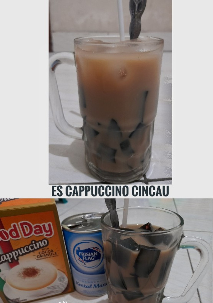 Foto resep Es Cappuccino Cincau