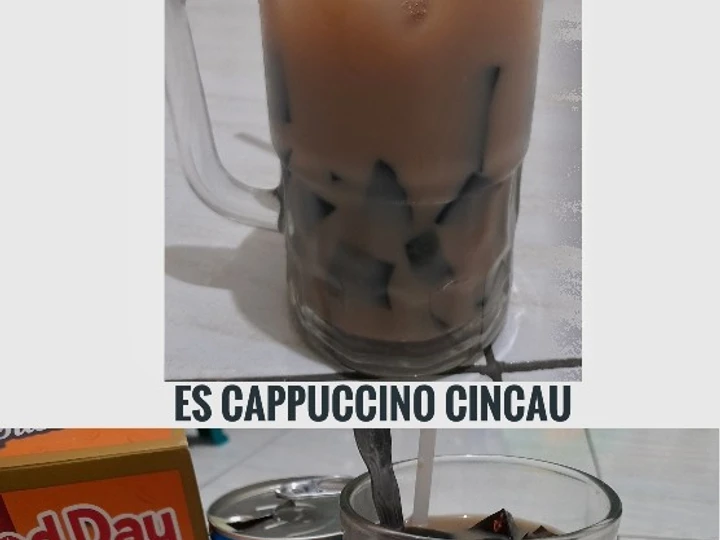 Cara Gampang Membikin Resep Es Cappuccino Cincau yang Uenak Anti Ribet, Lezat