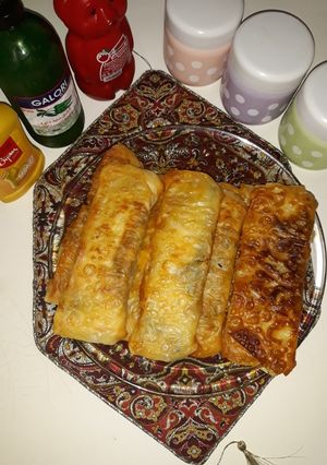 عکسی از دستور پیراشکی گوشت