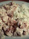 Pollo cremoso con arroz