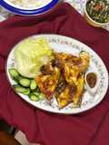 Rahang Ikan Kakap Bakar
