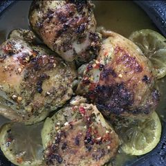 Lemon pepper chicken A picture of Lemon pepper chicken.