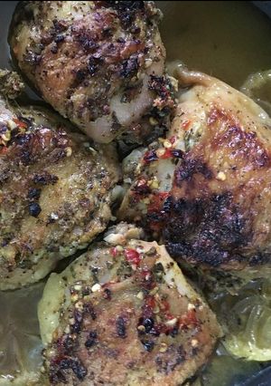 A picture of Lemon pepper chicken.