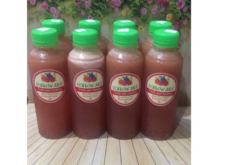 Langkah Mudah untuk Membuat Diet Juice Red Radish Lemon Plum Apple yang Enak Banget