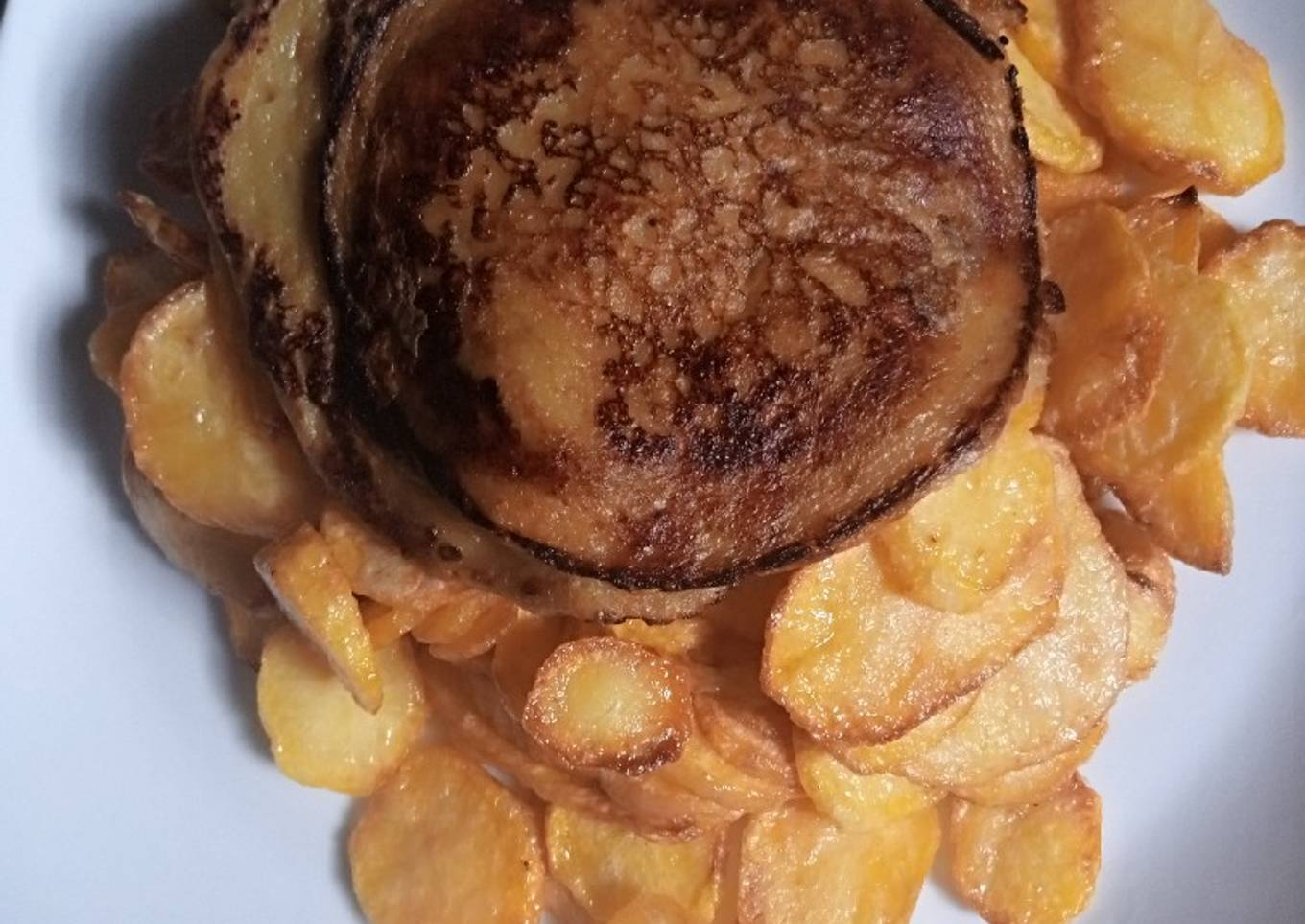 Pancakes with plantain