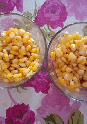 A picture of Chatpata sweet corn.
