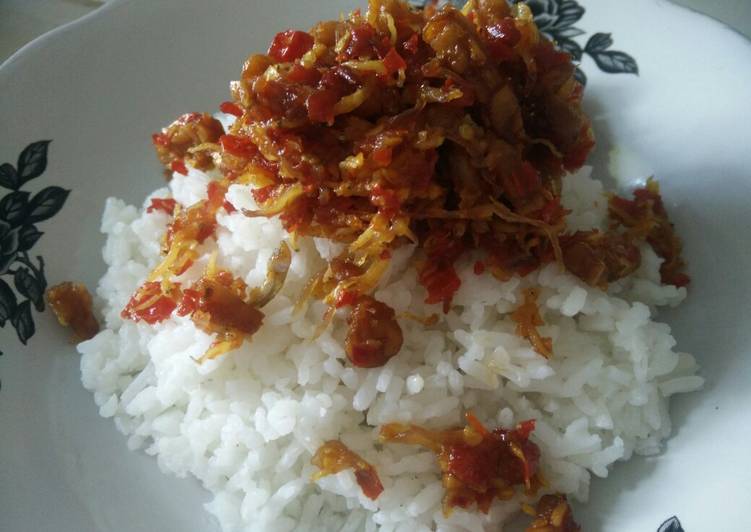 Sambal Goreng Teri Tempe