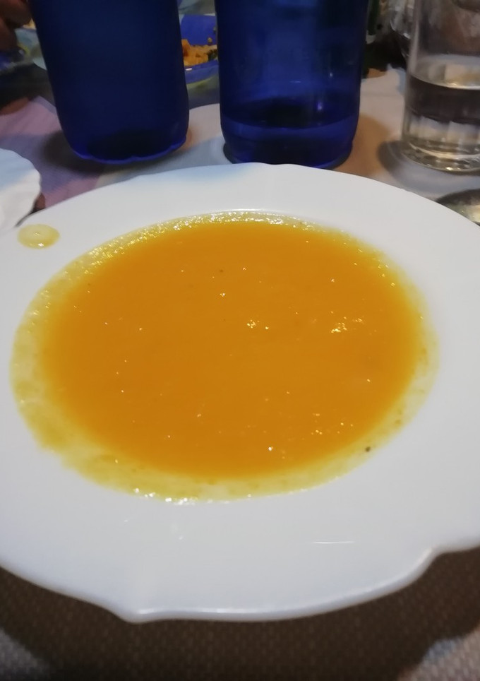 Una foto de Crema calabaza