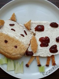 عکسی از دستور صبحانه کودکاته
